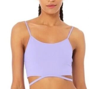 Alo Yoga Halo Bra Tank Periwinkle size small